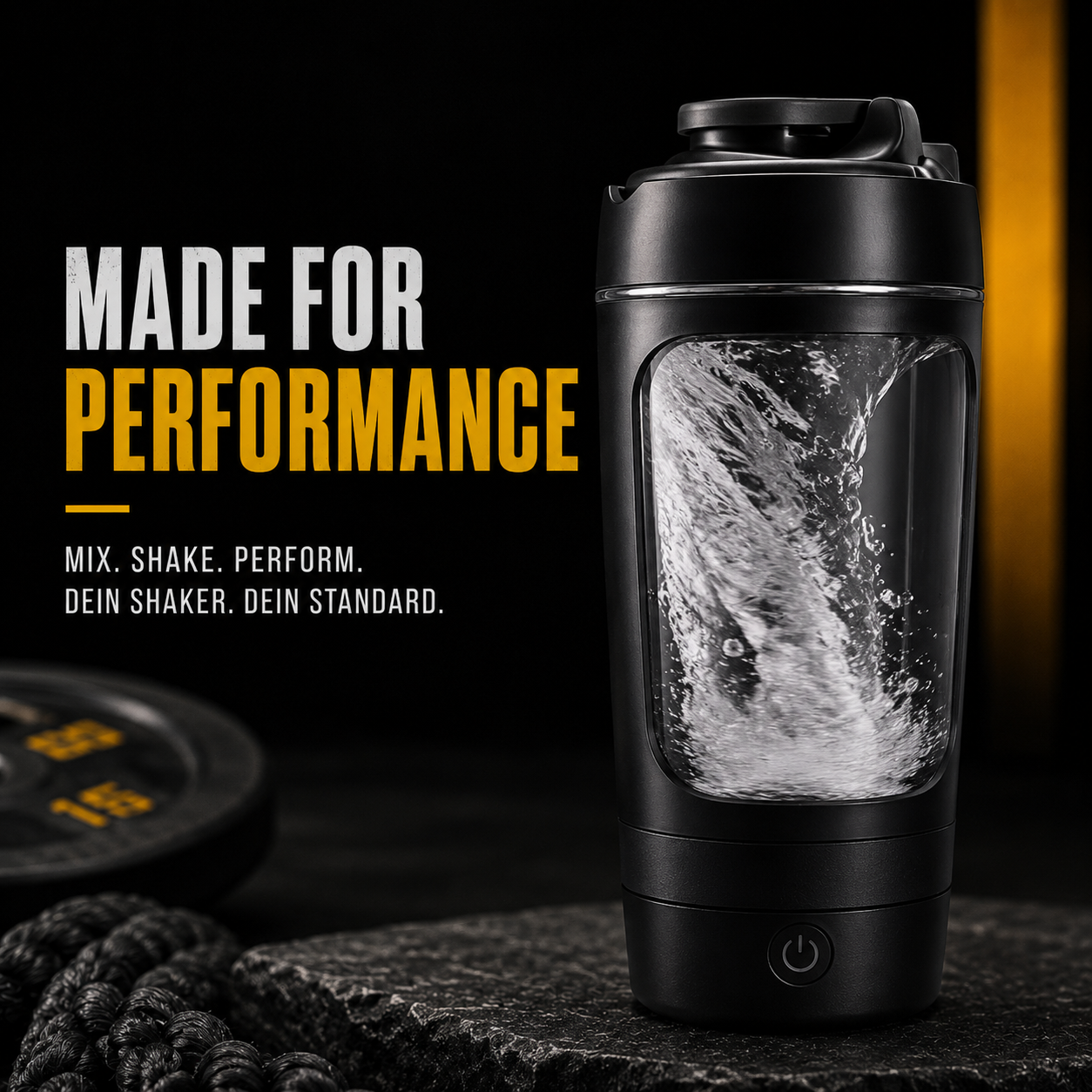 AlphaDistrict Elektrischer Protein Shaker