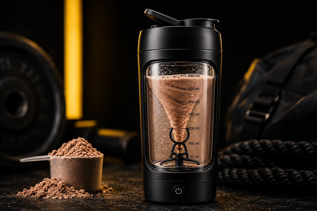 AlphaDistrict Elektroshaker mit 650 ml Skala