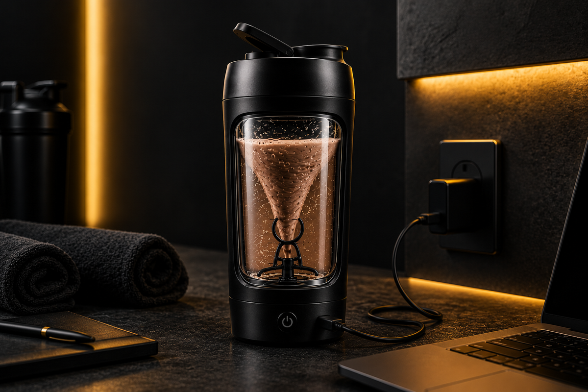 AlphaDistrict Elektroshaker beim USB-Laden