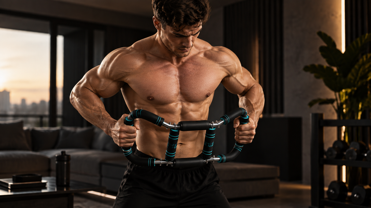 Beidhändiges Home Workout mit dem ALPHADISTRICT Power Twister