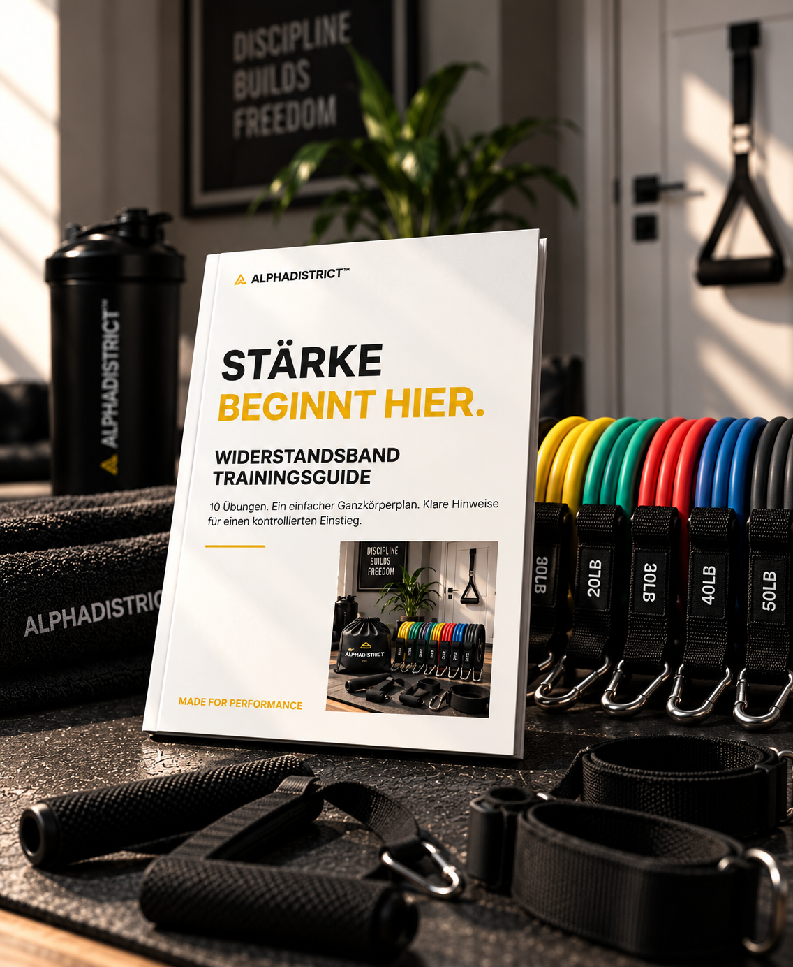 ALPHADISTRICT Widerstandsband Trainingsguide